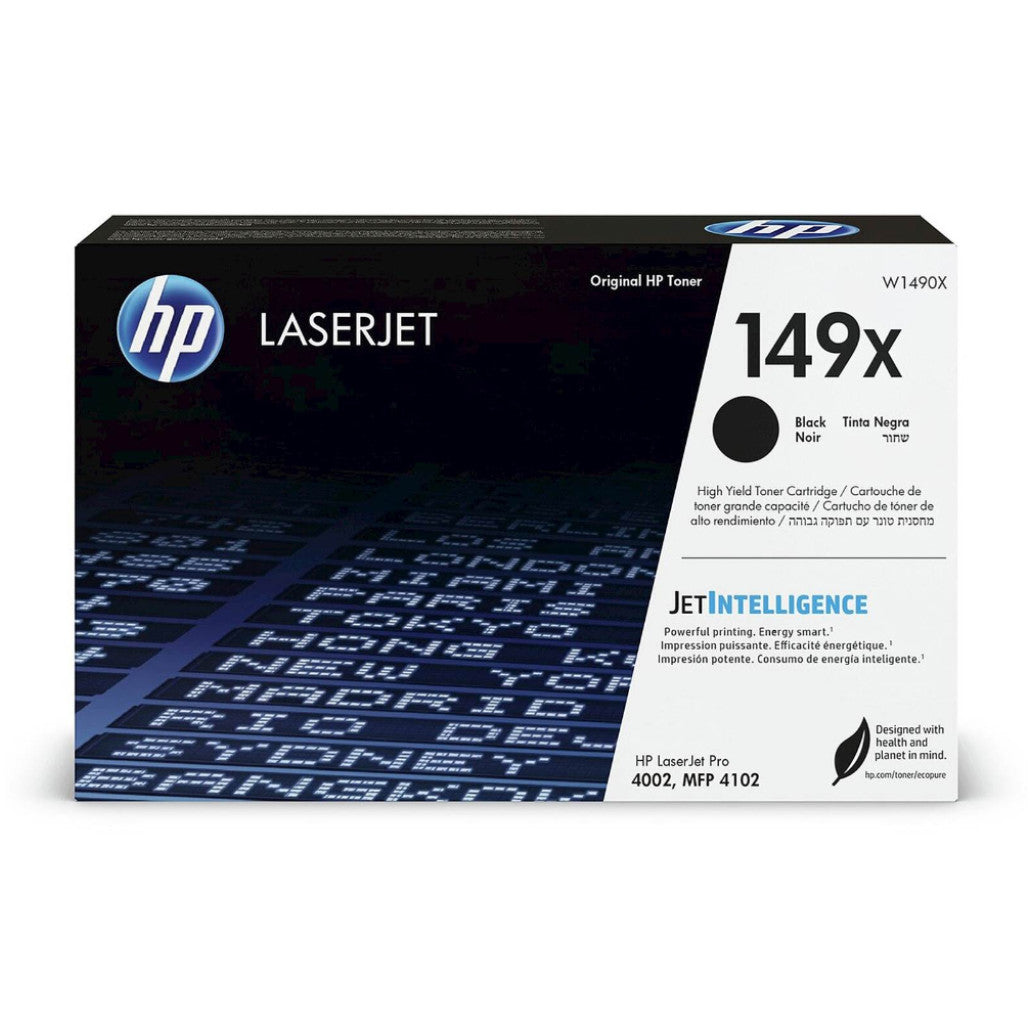 TONER HP 149X ČRN LaserJet PRO 4002/MFP4102 za 9.500 strani (W1490X)