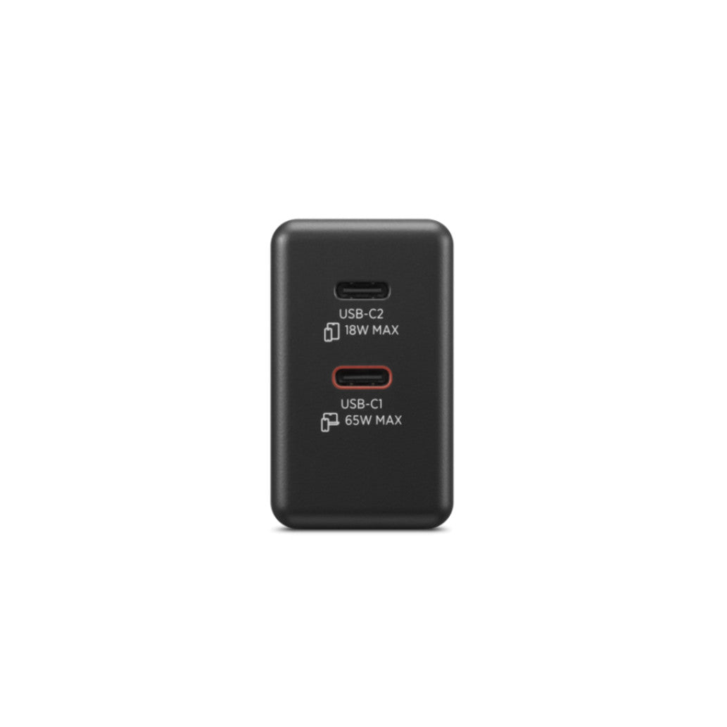 Hišni polnilec 100-240V => 2x USB-C 65W Lenovo Dual GaN + priložen USB-C kabel