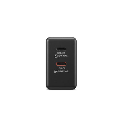 Hišni polnilec 100-240V => 2x USB-C 65W Lenovo Dual GaN + priložen USB-C kabel