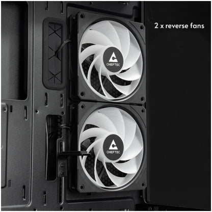 Ohišje Chieftec GT-01B-OP ATX - črna RGB