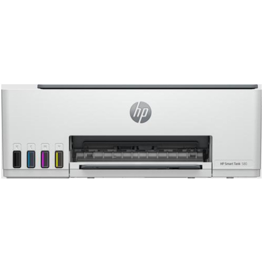 Tiskalnik multifunkcijski brizgalni barvni HP Smart Tank 580 A4 enostransko skeniranje USB WiFi 12ppm Cashback 1.8.2025-31.10.2026 - 20€ (1F3Y2A#671)
