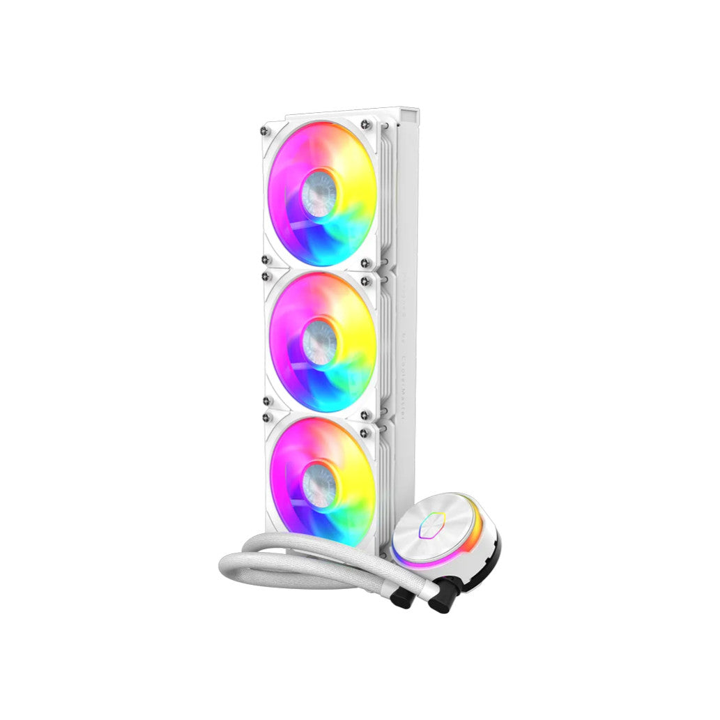 Vodno hlajenje Cooler Master MasterLiquid PL360 Flux - 360mm ARGB bela (MLY-D36M-A23PZ-RW)