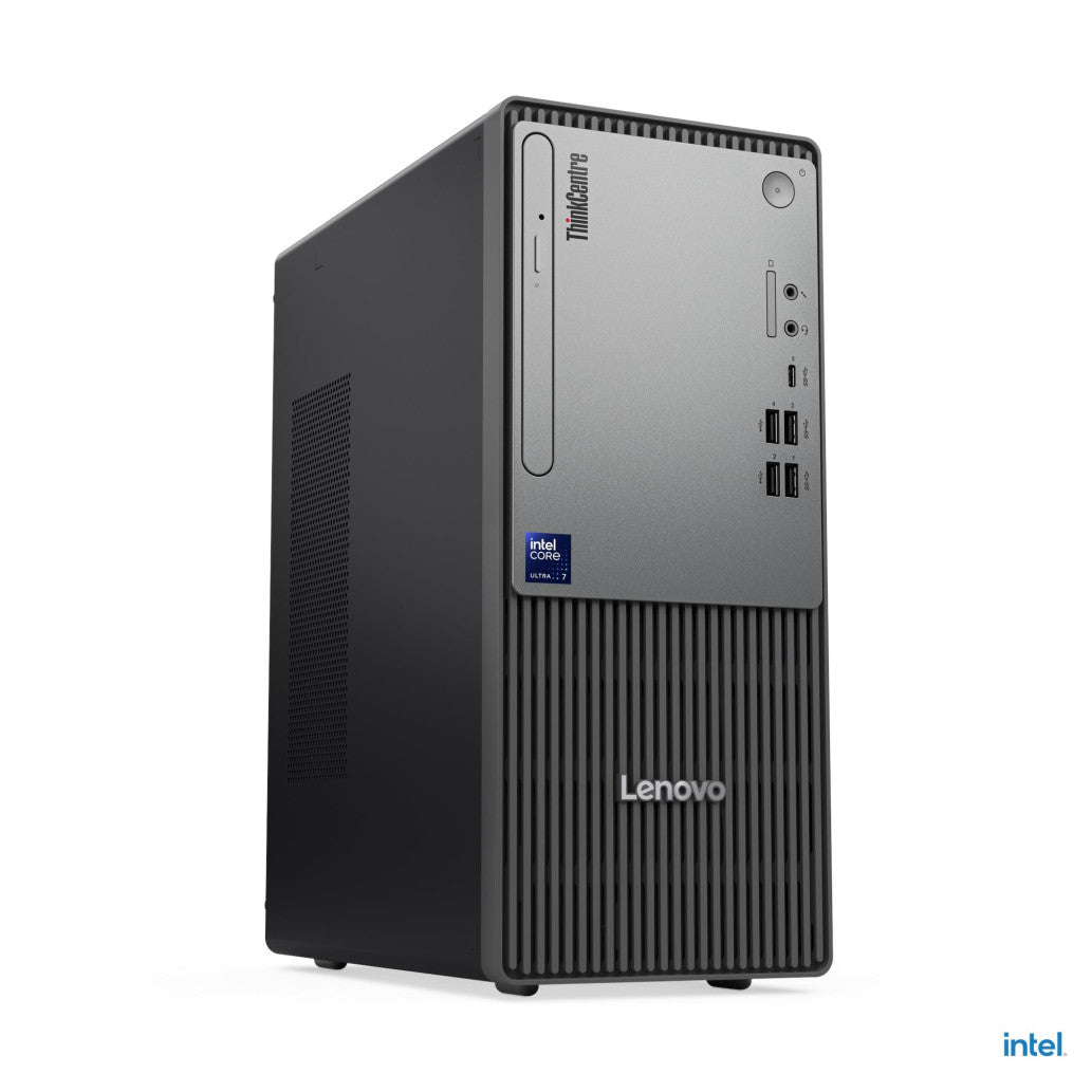 Računalnik Lenovo Tower TC neo AI 50t G6 Ultra 5-225/B860/16GB-DDR5/512GB/1xM.2 prost/CR/Intel grafika VGA HDMI DP USB-C/RJ45/200W-89%/Win11Pro črna 13BD003UGE