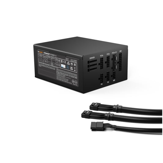 Napajalnik - 1200W Bequiet BN339 Straight Power 12 80Plus Platinum 94% ATX 3.0 Modular 135mm črna (BN339)