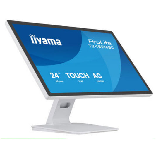 Monitor touch Iiyama 61 cm (24,0") T2452MSC-W1AG 1920x1080 POS 100Hz IPS 5ms HDMI DisplayPort 2xUSB3.2 Zvočniki  7H ProLite interaktivni monitor