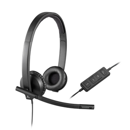 Slušalke Logitech USB H570e stereo z mikrofonom (981-000575)