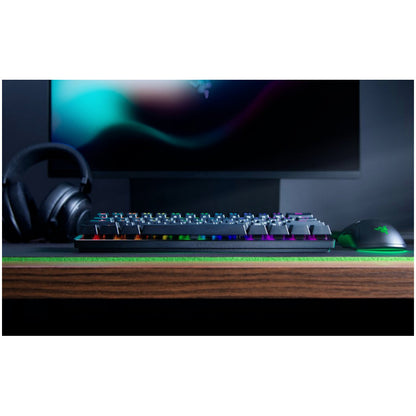 Gaming Tipkovnica Žična Razer Huntsman Mini Mercury US international | SLO gravura črna RGB (RZ03-03390200-R3M1)