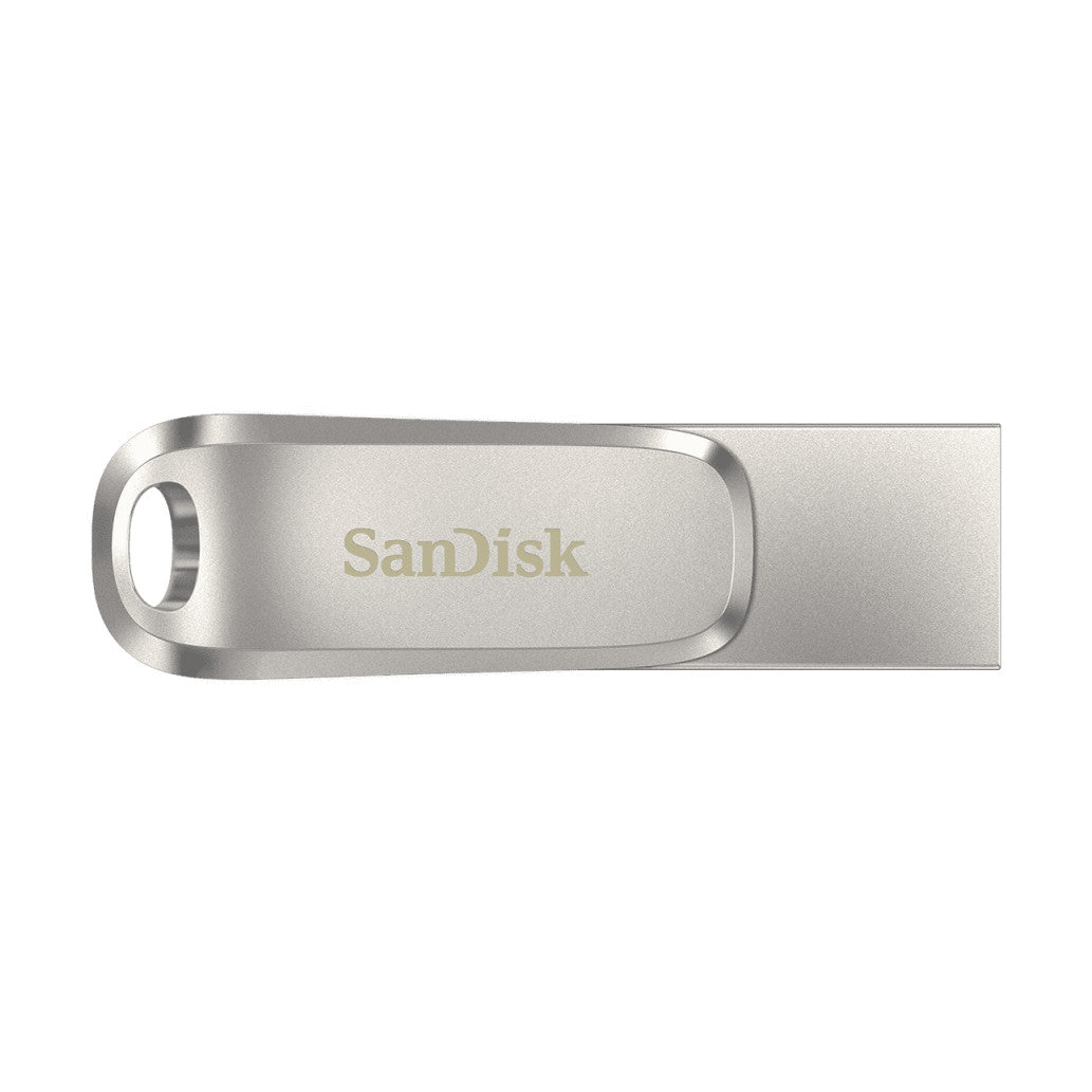 Spominski ključek 512GB USB 3.2/USB-C Sandisk Dual Luxe 150MB/s kovinski duo vrtljiv srebrn (SDDDC4-512G-G46)