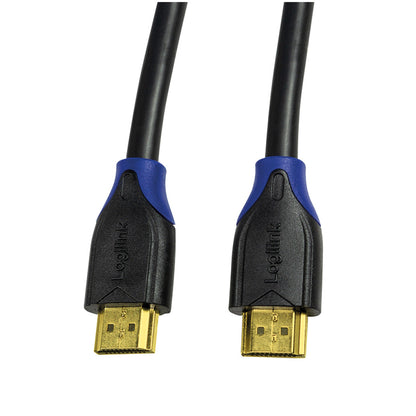 KABEL HDMI/HDMI M/M  1,00m LogiLink pozlačeni kontakti V2,0  4K/60Hz (CH0061) EOLS-P