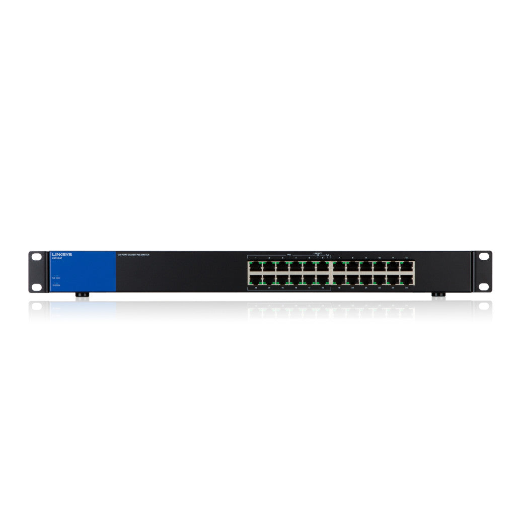 STIKALO 24-PORT Linksys 100/1000 PoE Rack (LGS124P-EU)