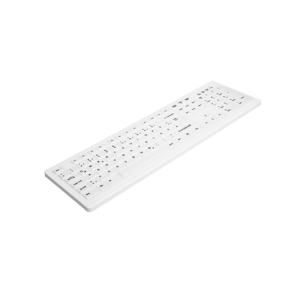 Tipkovnica brezžična Cherry AK-C8100 DE | bela (AK-C8100F-FUS-W/GE)