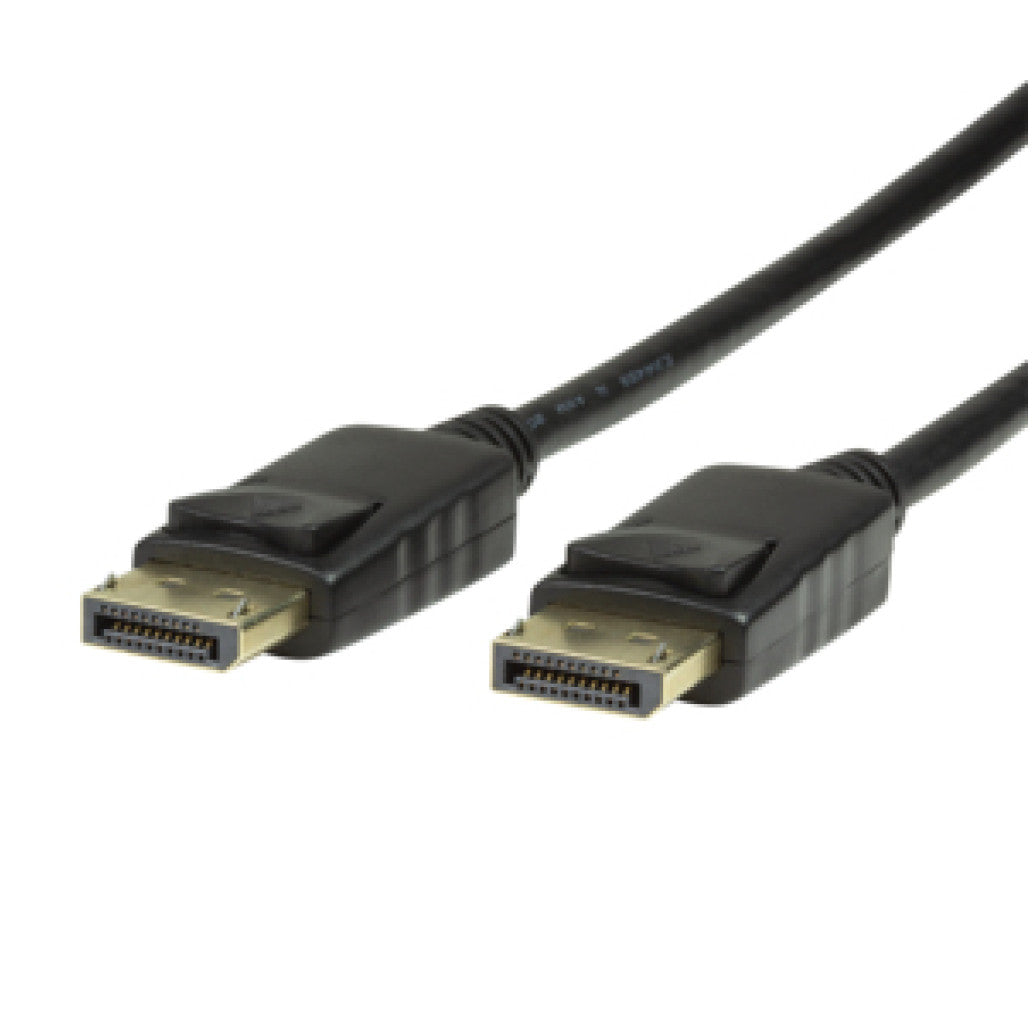 Kabel DisplayPort(m)=>DisplayPort(m) 5,00m 4K/60Hz dvojno oklopljen pozlačeni konektorji črn LogiLink (CV0074)