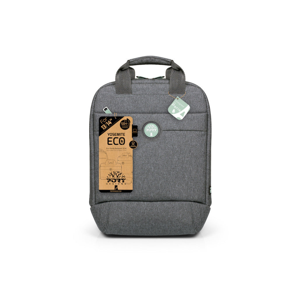 Nahrbtnik za notesnik 35,6 cm (13/14″) Port ECO Yosemite siv (400702)