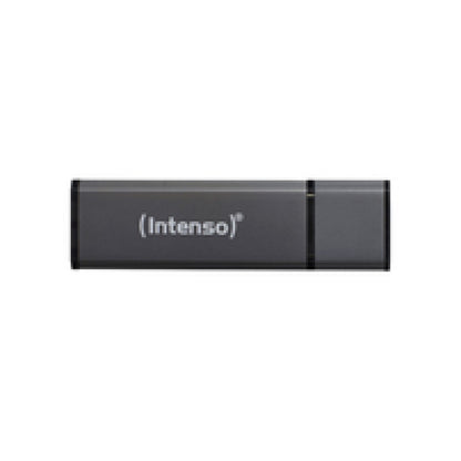 Spominski ključek 32GB USB 2.0 Intenso Alu Line 28MB/s - aluminij/s pokrovčkom/antracit (3521481)