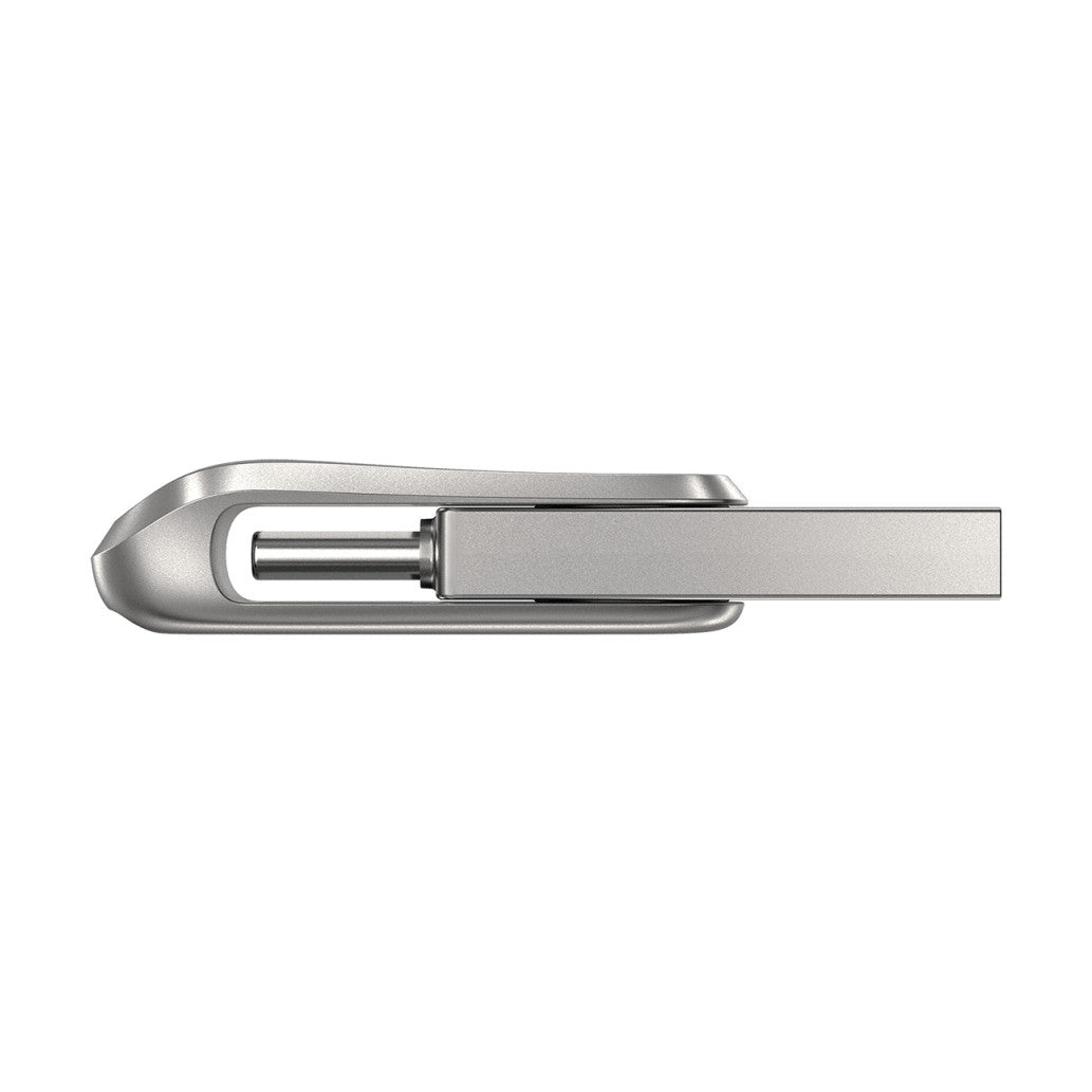 Spominski ključek 128GB USB 3.2/USB-C USB-C Sandisk Ultra Luxe Dual 150MB/s kovinski vrtljiv srebrn (SDDDC4-128G-G46)