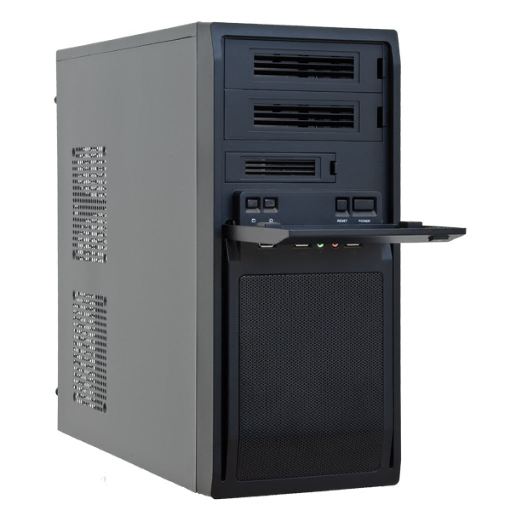 Ohišje Chieftec LG-01B-OP  MidiATX - črna