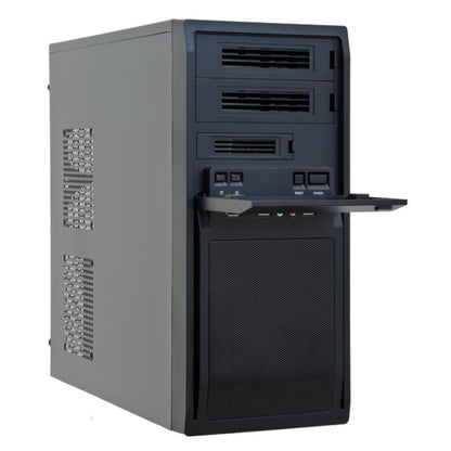 Ohišje Chieftec LG-01B-OP  MidiATX - črna