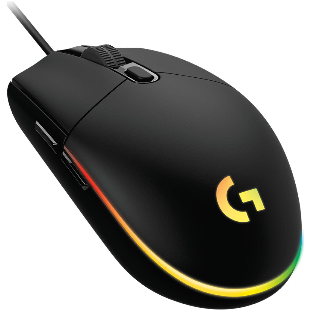 Gaming miška Žična Logitech G102 LightSync Nano, črna (910-005823)