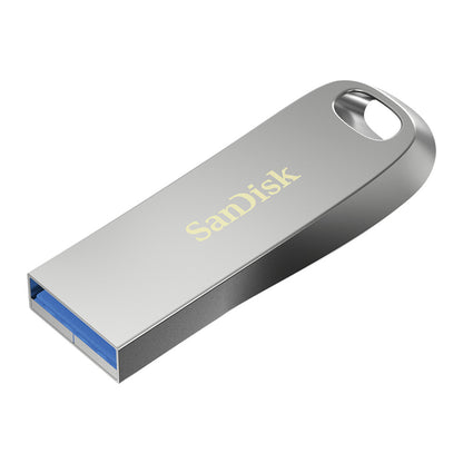 Spominski ključek 32GB USB 3.1 Sandisk Ultra Luxe 150MB/s - kovinski/brez pokrovčka/srebrn (SDCZ74-032G-G46)