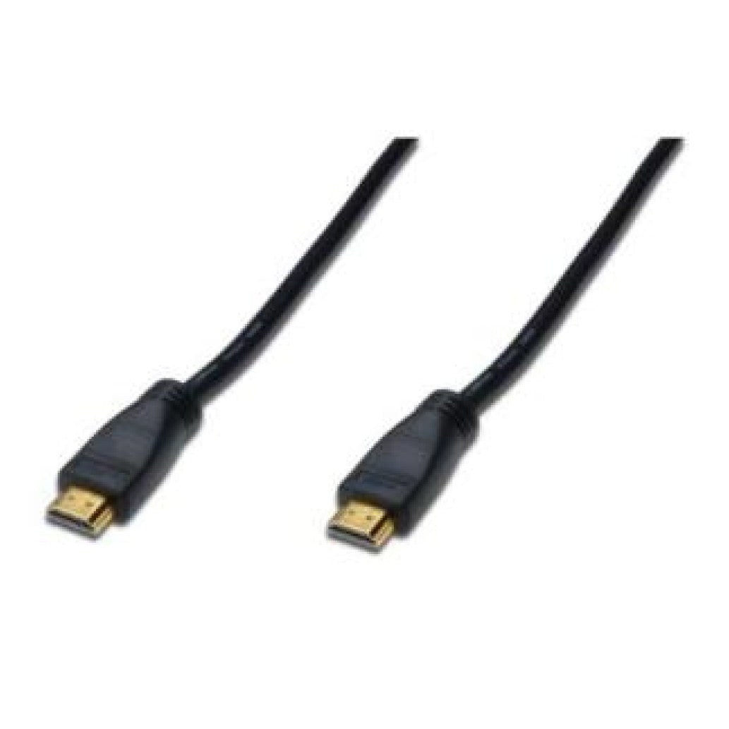 Kabel HDMI(m)=>HDMI(m) v1.4 20,00m kabel z ojačevalcem pozlačeni kontakti črn Digitus (AK-330105-200-S)