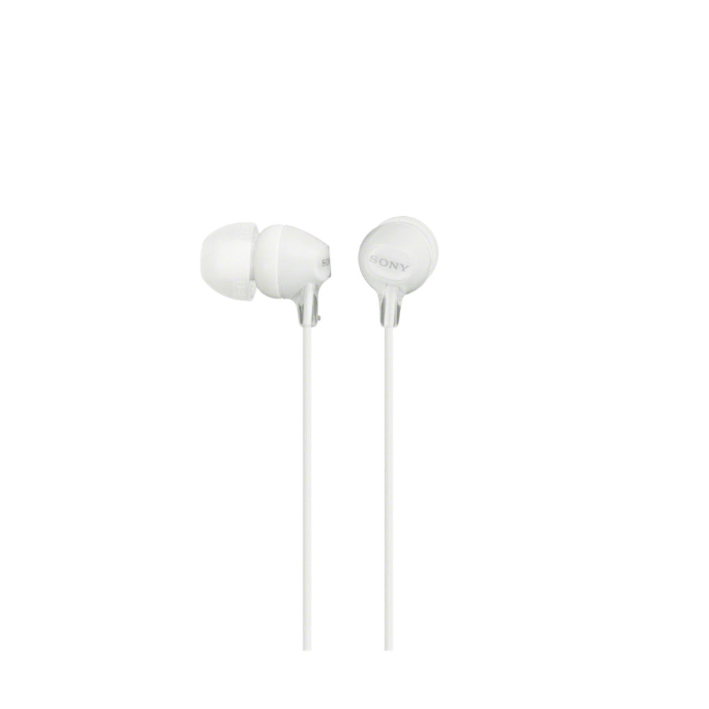 Slušalke Sony 3.5 z ušesnimi cepki MDREX15LPW - bele