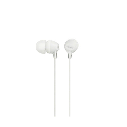 Slušalke Sony 3.5 z ušesnimi cepki MDREX15LPW - bele