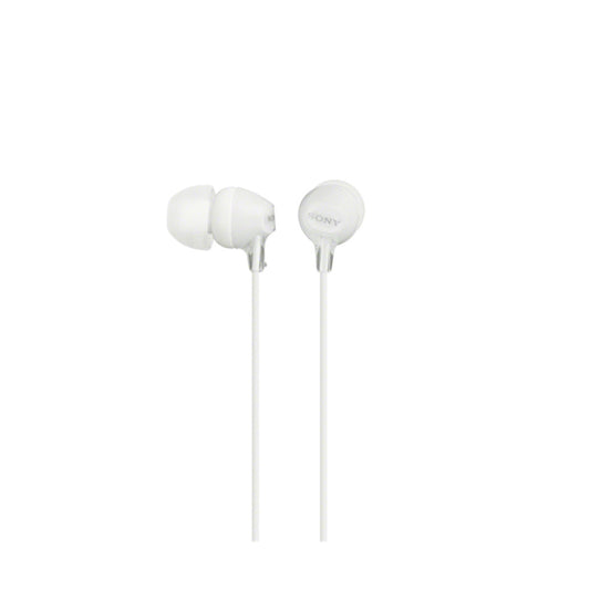 Slušalke Sony 3.5 z ušesnimi cepki MDREX15LPW - bele