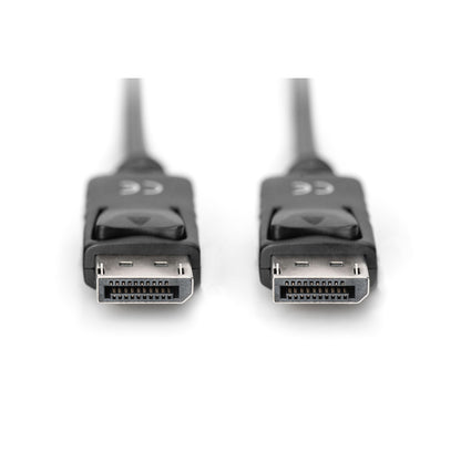 Kabel DisplayPort(m)=>DisplayPort(m) v1.2 3,00m 4K/60Hz Digitus dvojno oklopljen ponikljani konektorji (AK-340100-030-S)