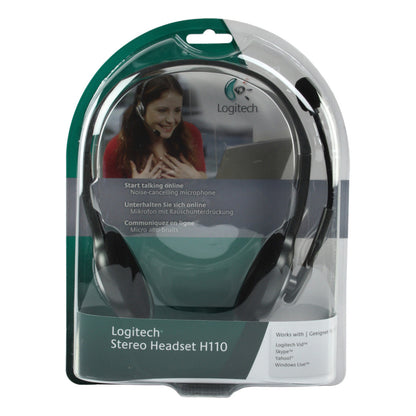 Slušalke Logitech 3.5 H110 stereo z mikrofonom (981-000271)