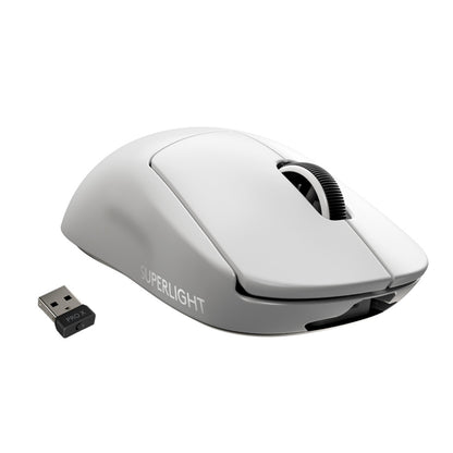 Gaming miška brezžična Logitech G PRO X Superlight, bela bel (910-005942)