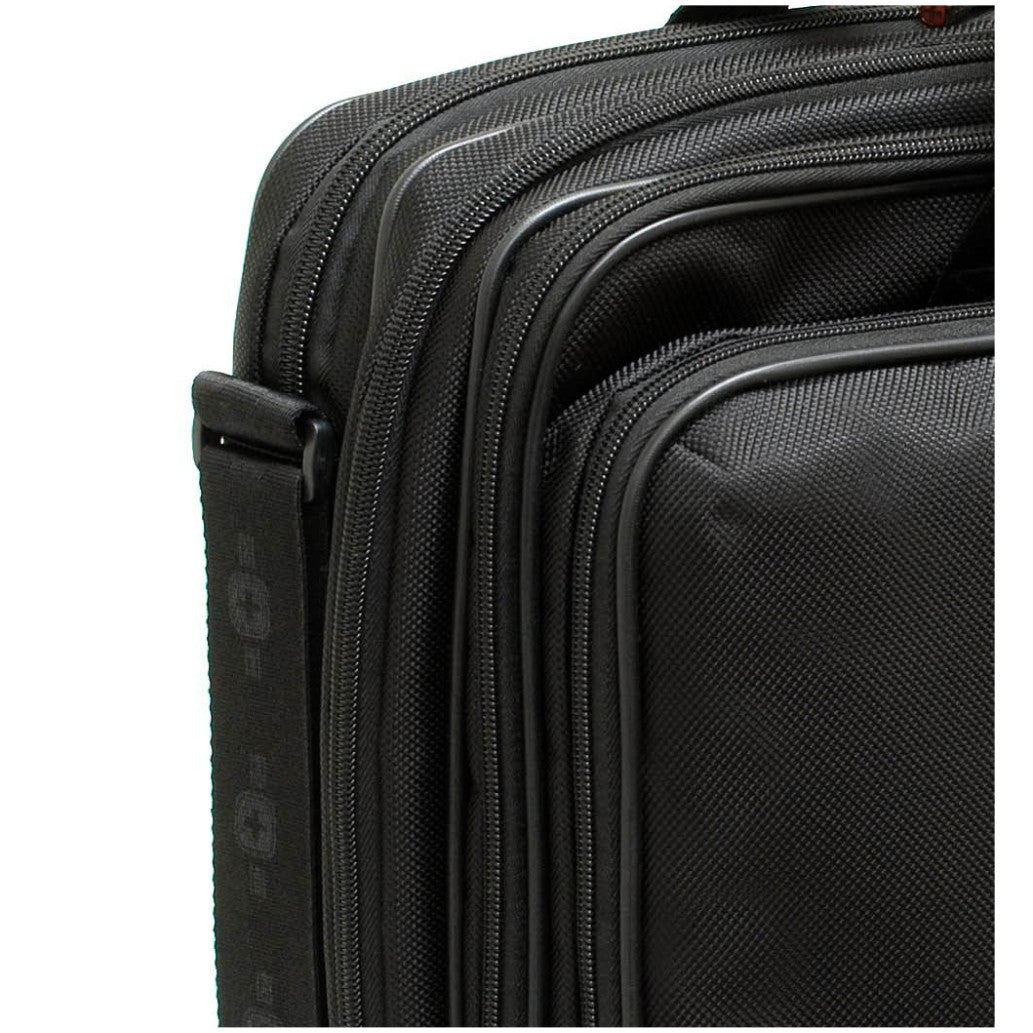 Torba za notesnik 43,9 cm (17,3″) Wenger Legacy Triple Gusset črno/siva (600655)