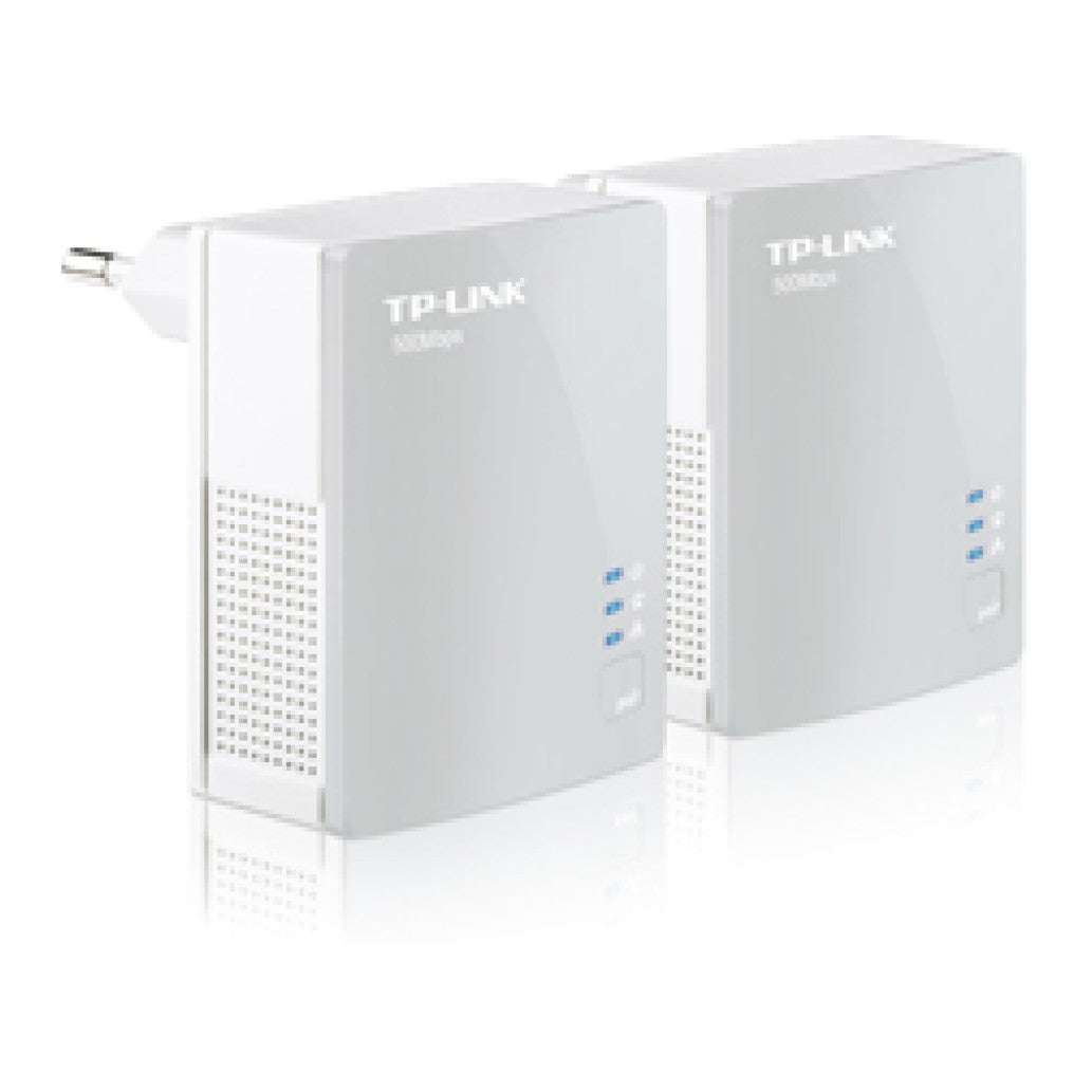 HPAV Powerline 1xLAN RJ45 220V TP-Link 600Mbit/s (1+1) (TL-PA4010KIT)