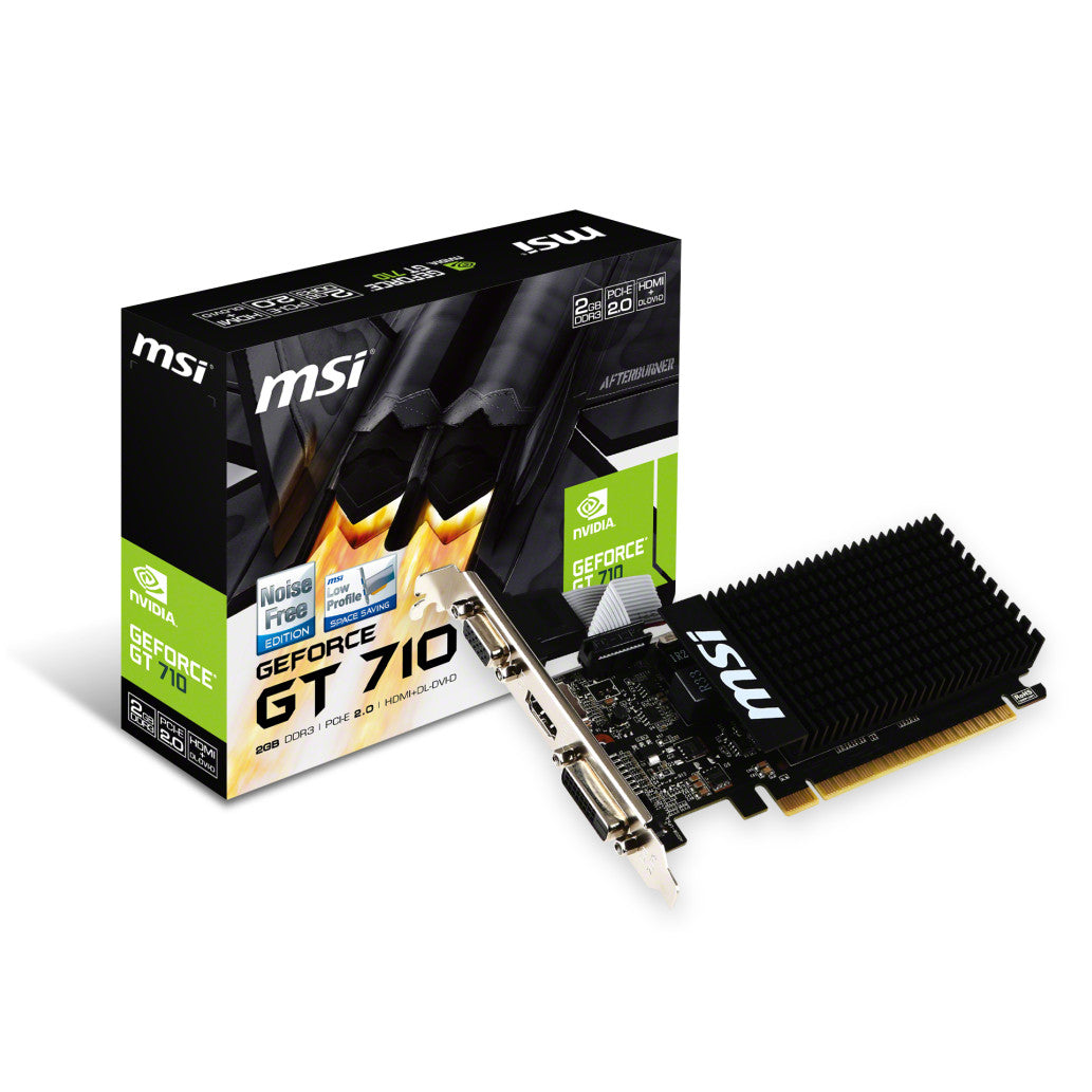 Grafična kartica nVidia GT710 MSI - 2GB DDR3  | 1xDVI 1xHDMI 1xVGA (V809-2000R)