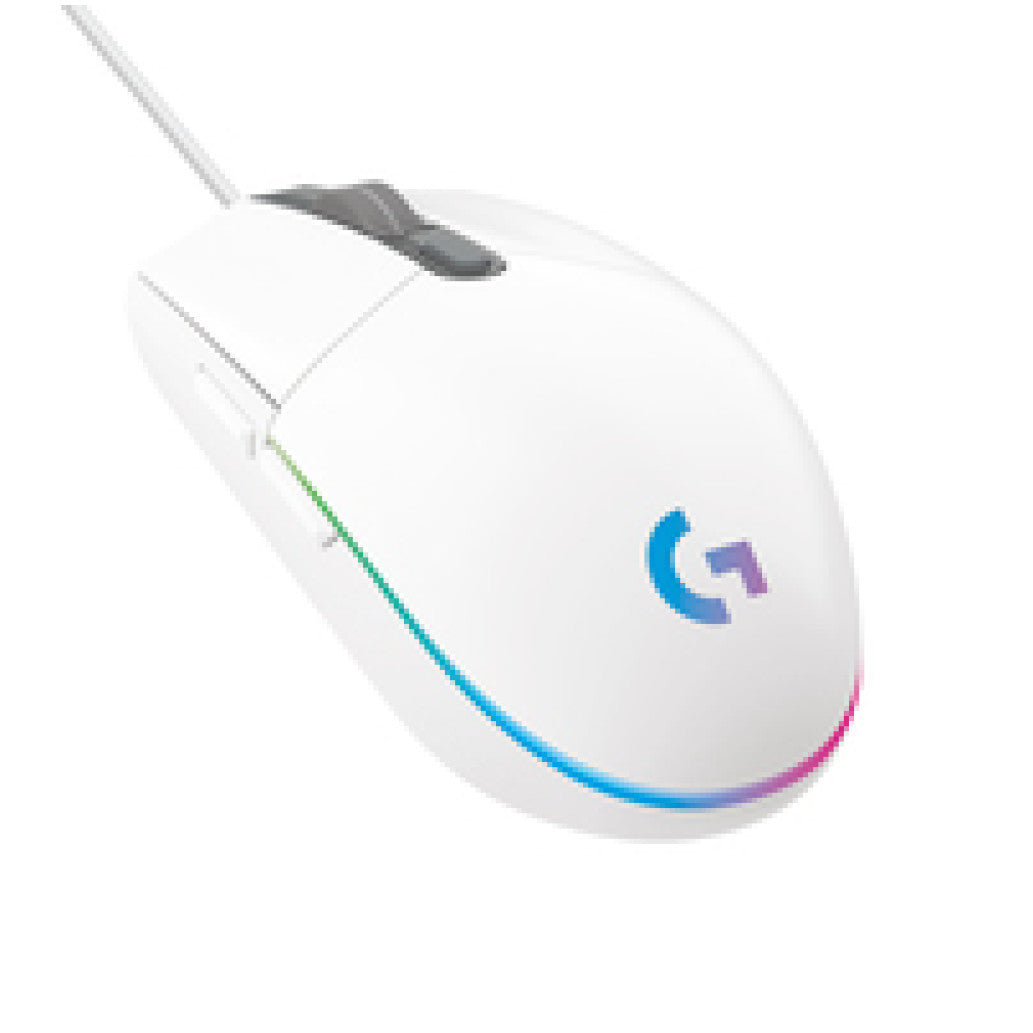 Miš  Logitech Gaming USB G203 LightSync bela (910-005797)