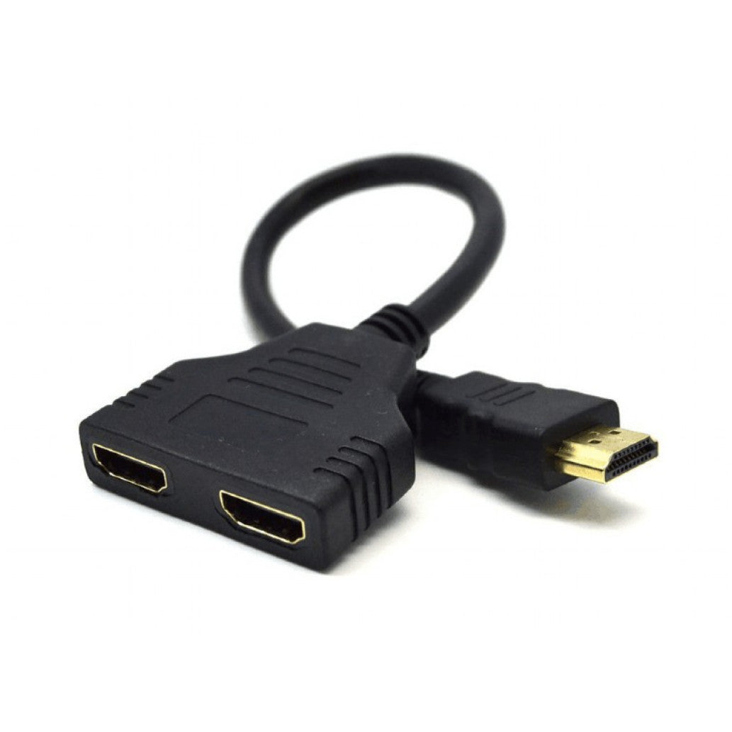Adapter HDMI (m) => 2x HDMI (ž) Gembird DSP-2PH4-04 črn
