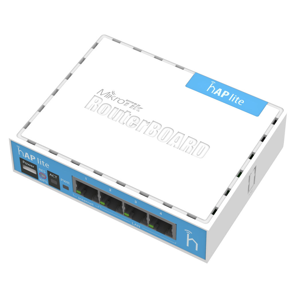 Dostopna točka Mikrotik WiFi4 802.11n N300 300Mbit/s 4xRJ45 (RB941-2nD)