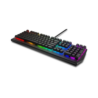 Tipkovnica Dell USB gaming Alienware AW410K US international Cherry  MX Brown RGB črna (545-BBDK)