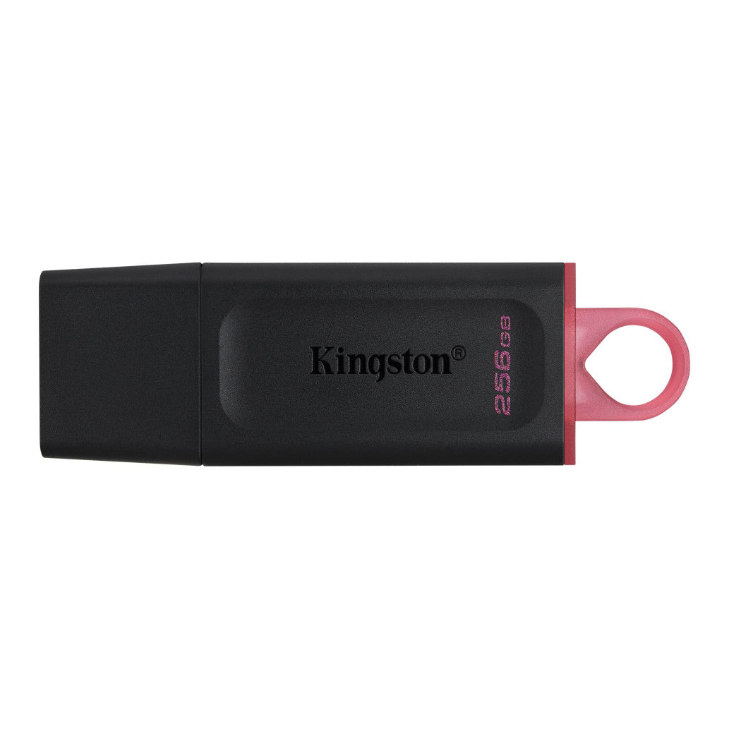Spominski ključek 256GB USB 3.2 Kingston DataTraveler Exodia 100MB/s plastičen s pokrovčkom črno-roza (DTX/256GB)