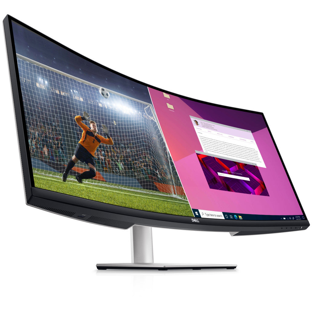 Monitor Dell 86,4 cm (34,0") S3423DWC 3440x1440 Curved 100Hz VA 4ms 2xHDMI DisplayPort USB-C 65W 2xUSB3.2 HAS  3H sRGB99% FreeSync KVM-Auto EOL