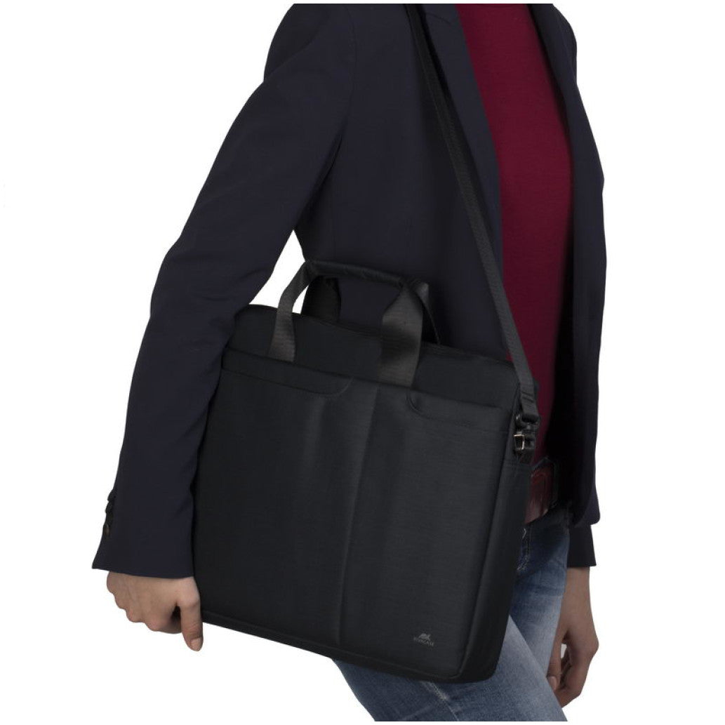 Torba za notesnik 39,6 cm (15,6″) RivaCase črna (8335 BLACK)