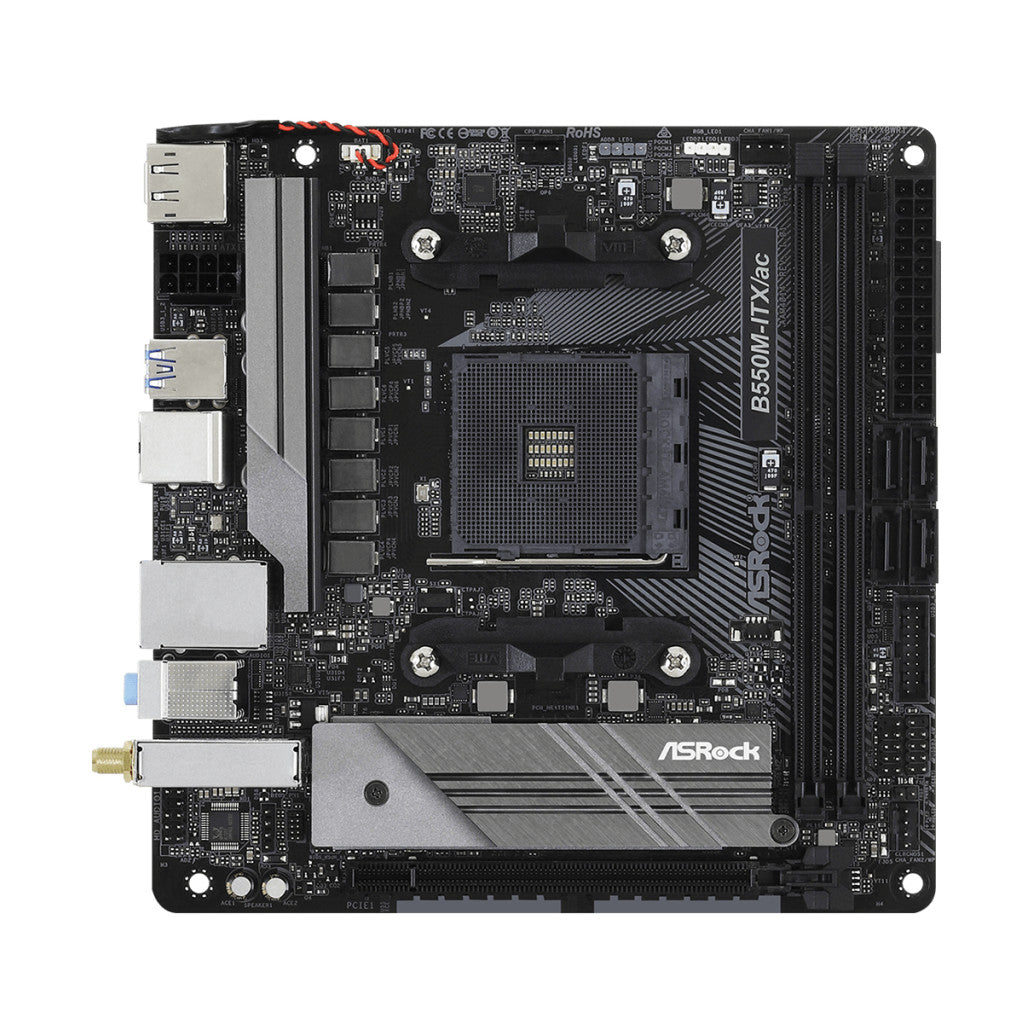 Osnovna plošča AM4 Asrock B550M-ITX/ac