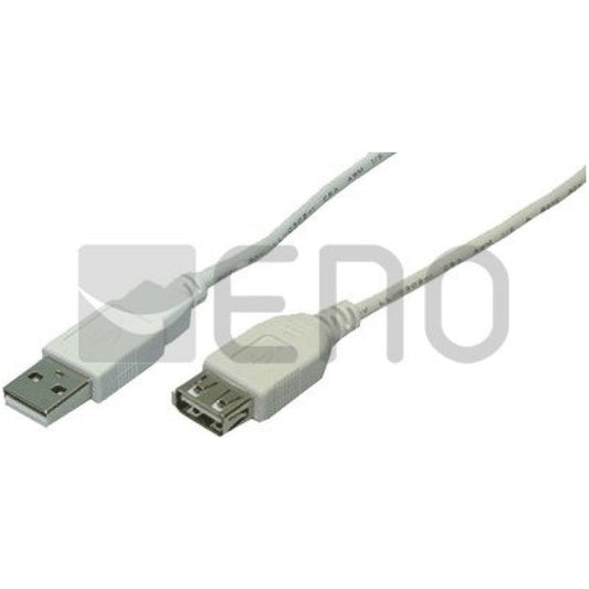 Kabel USB-A(m) => USB-A(ž) 1,80m - podaljšek LogiLink (CU0010)