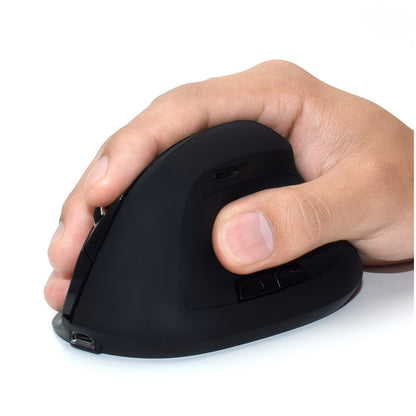 Miš Ewent brezžična optična Ergonomic Vertical 1600dpi črna (EW3158)
