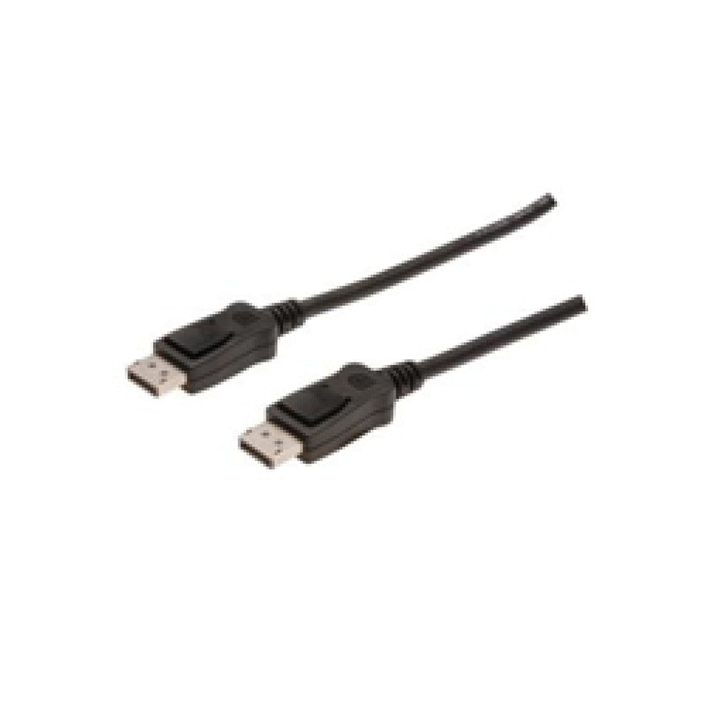 Kabel DisplayPort(m)=>DisplayPort(m) v1.2 3,00m 4K/60Hz Digitus dvojno oklopljen ponikljani konektorji (AK-340100-030-S)
