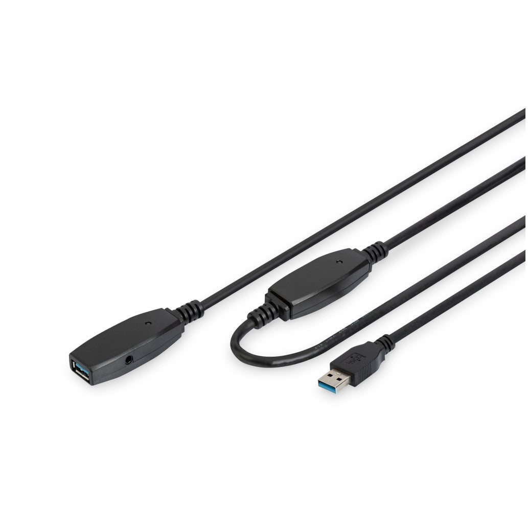 Kabel USB 3.0 ojačevalnik s kablom 10,00m - aktivni Digitus DA-73105