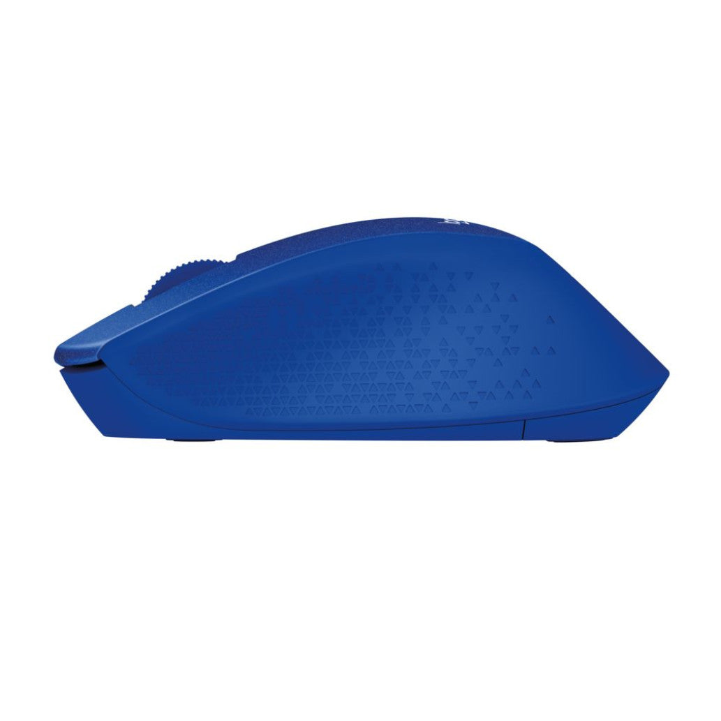 Miš Logitech brezžična optična M330 modra silent plus (910-004910)