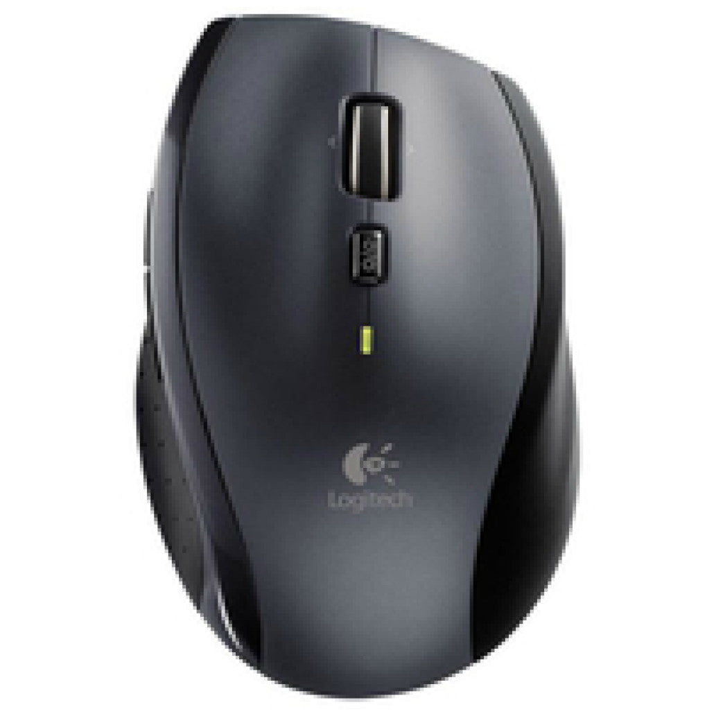 Miš brezžična ergonomska za desničarje Logitech M705 Marathon 1000DPI nano temno siva (910-001949)