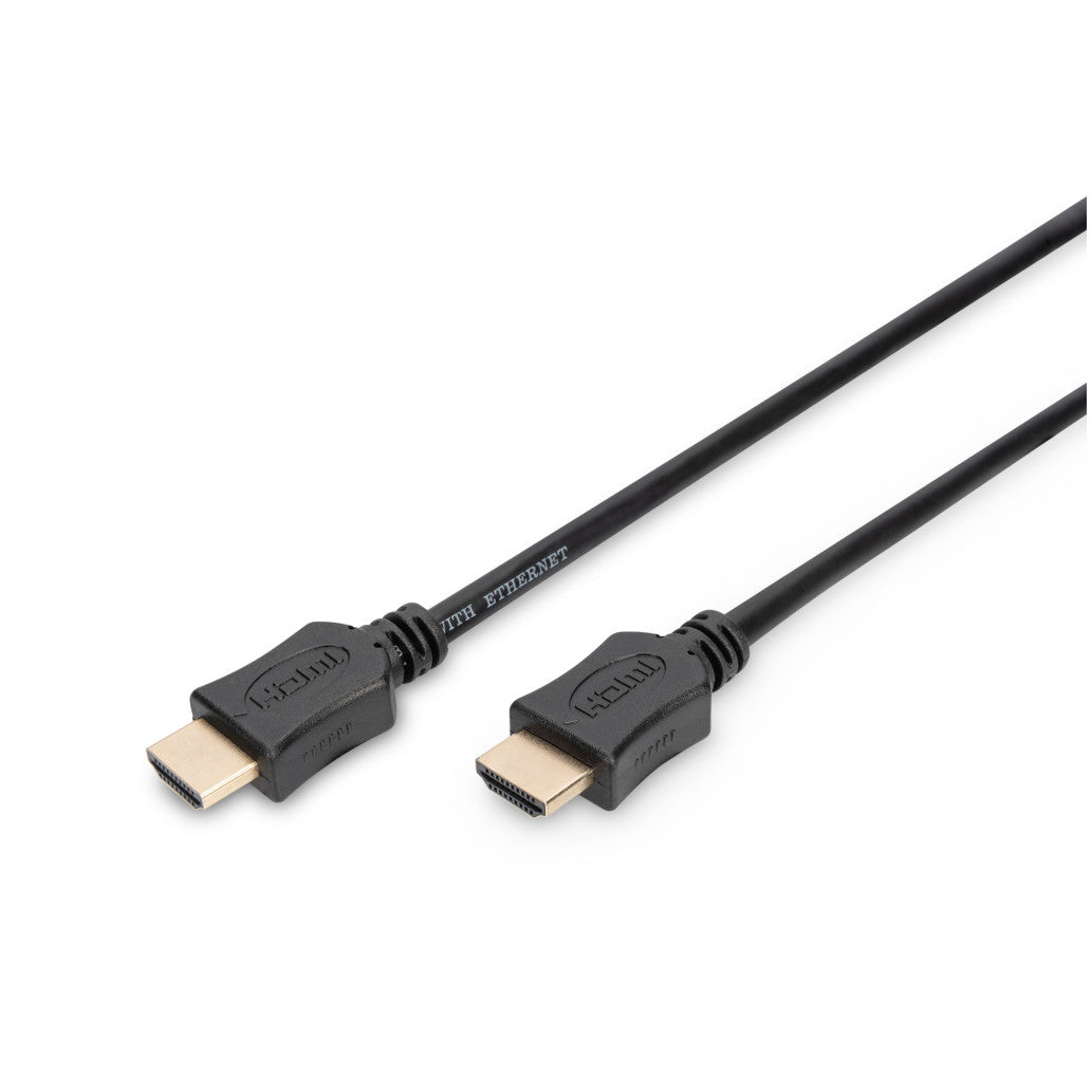 Kabel HDMI(m)=>HDMI(m) 3.00m 4K/60Hz z ethernet povezavo črn Digitus (AK-330107-030-S)