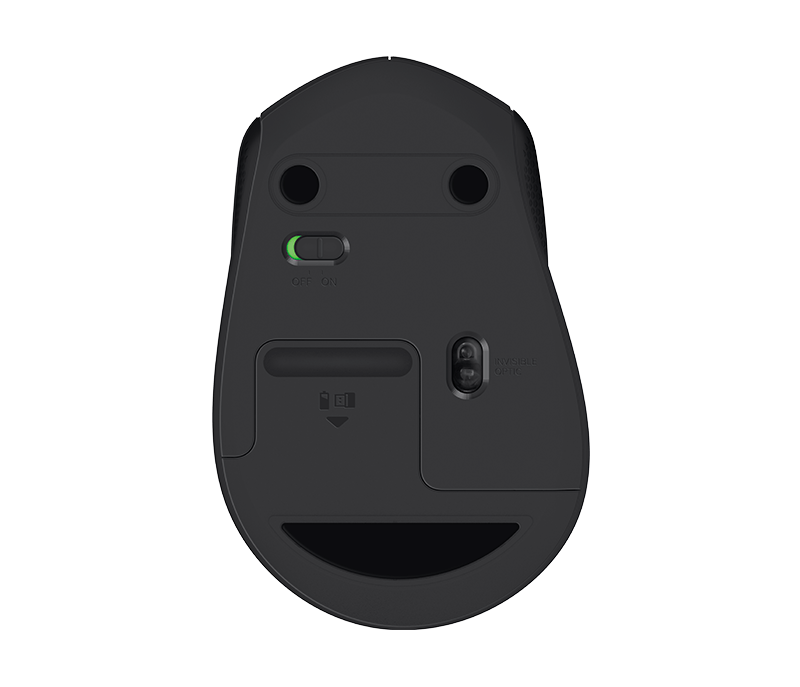 Miška Logitech M330 Silent Plus, črna