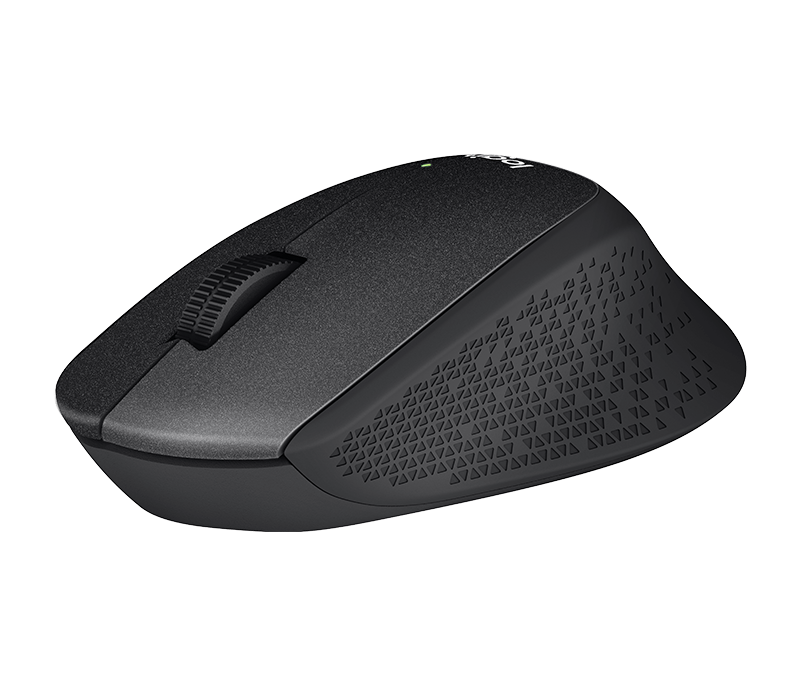 Miška Logitech M330 Silent Plus, črna